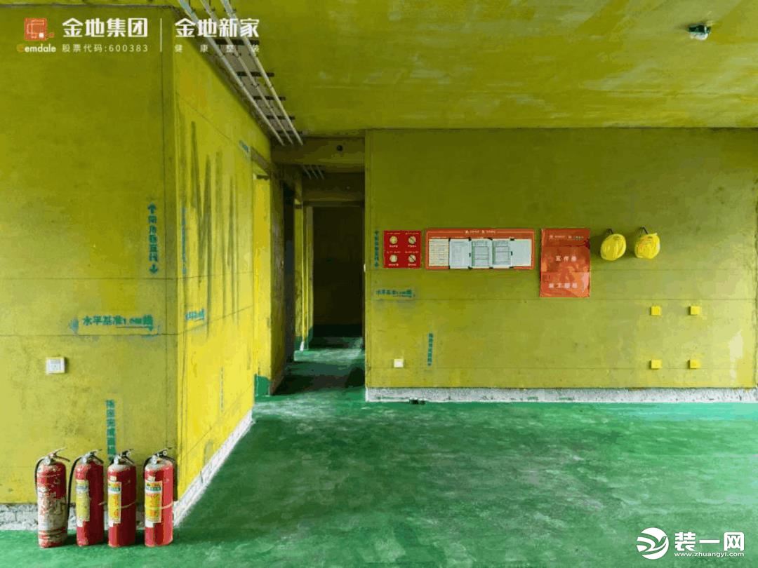 上海金地新家装饰工地细节展示图