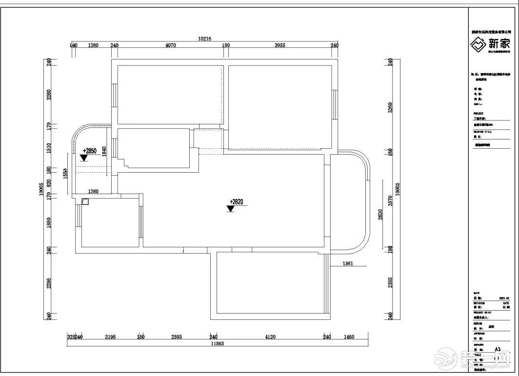 75平北欧四居室装修实景图