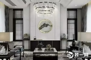 自贡装修网：中式客厅装修设计 中式客厅装修效果图欣赏