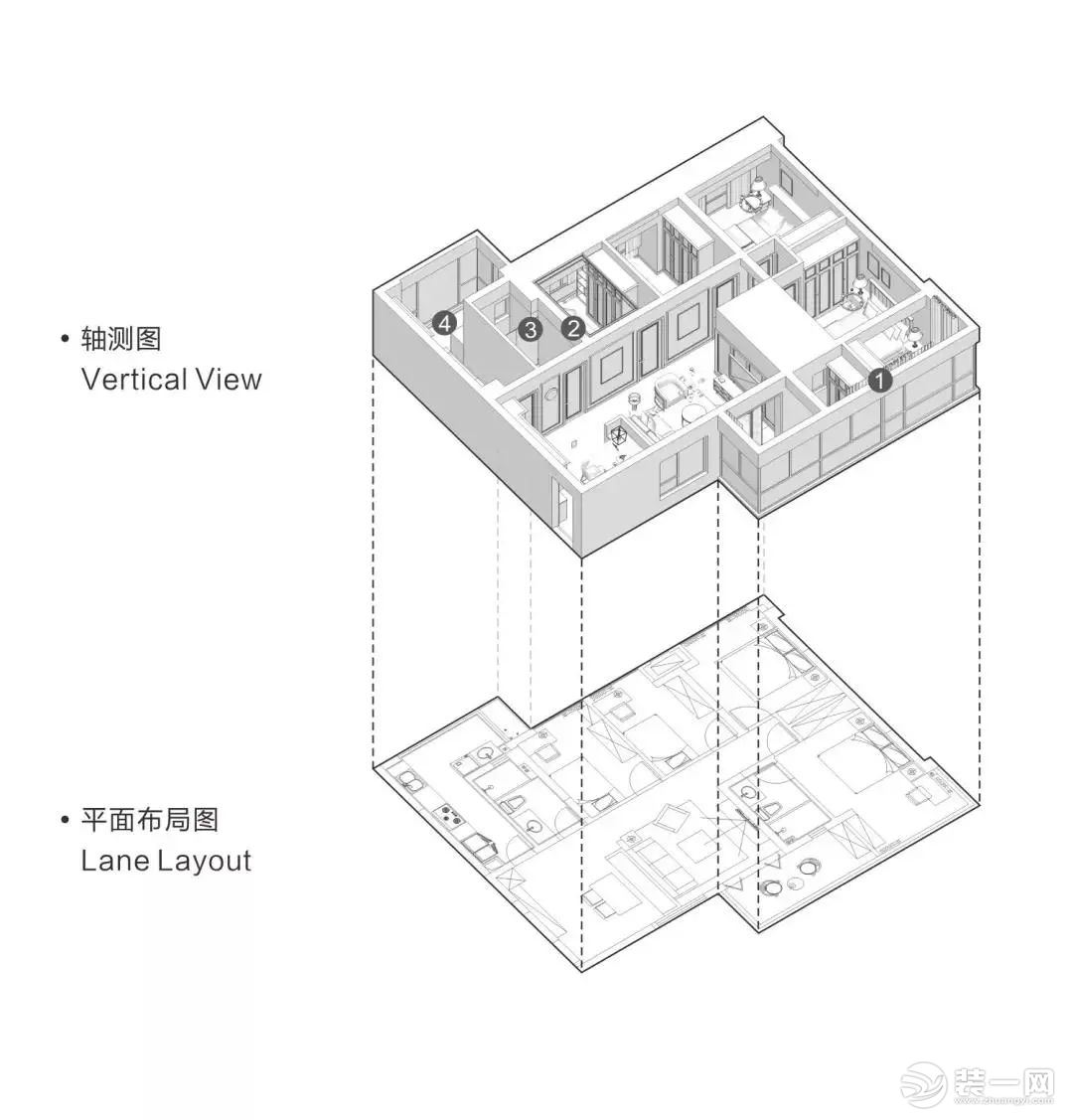 法式轻奢风格装修效果图