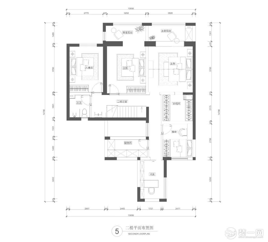 现代风格复式楼装修效果图