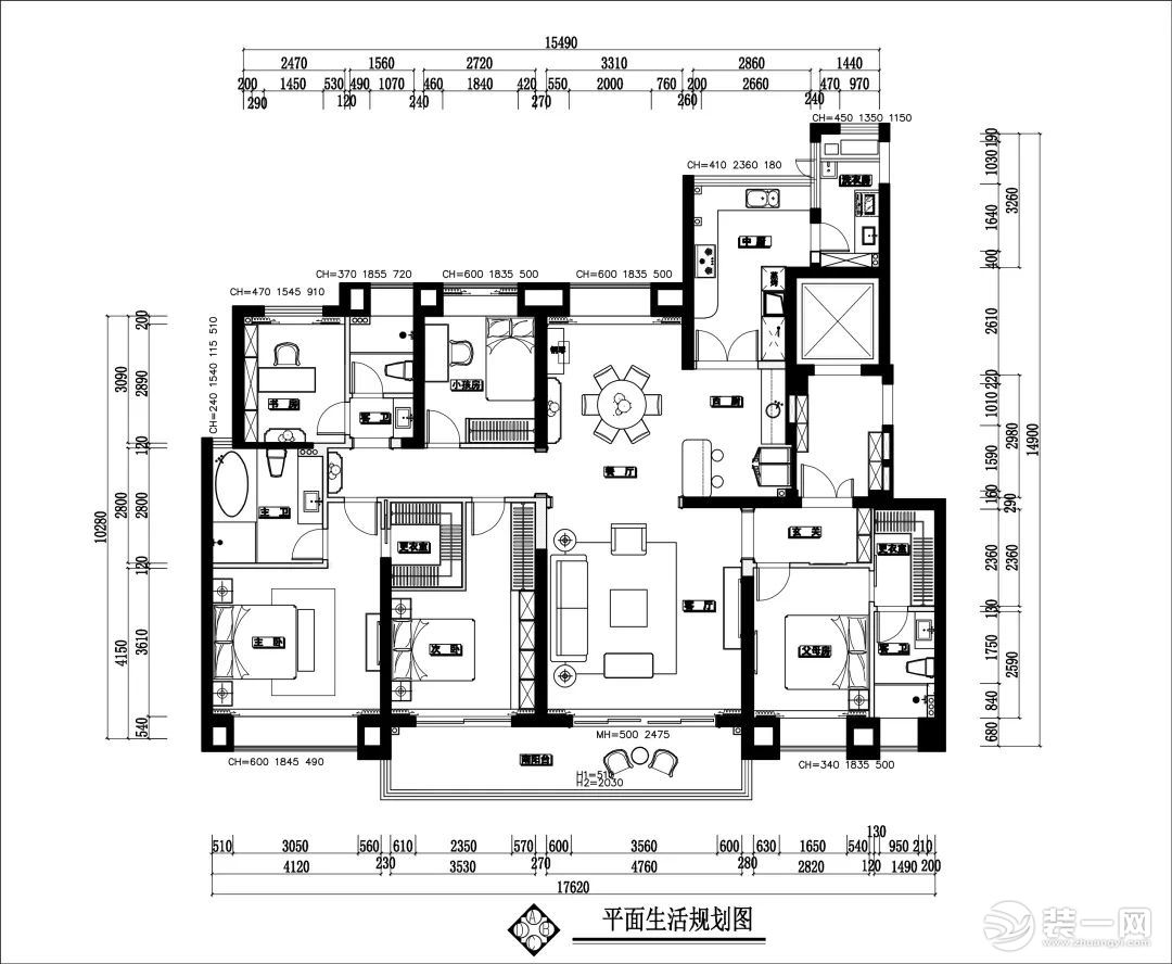 美式风格装修效果图