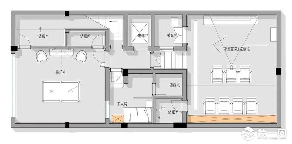 现代风格别墅装修效果图