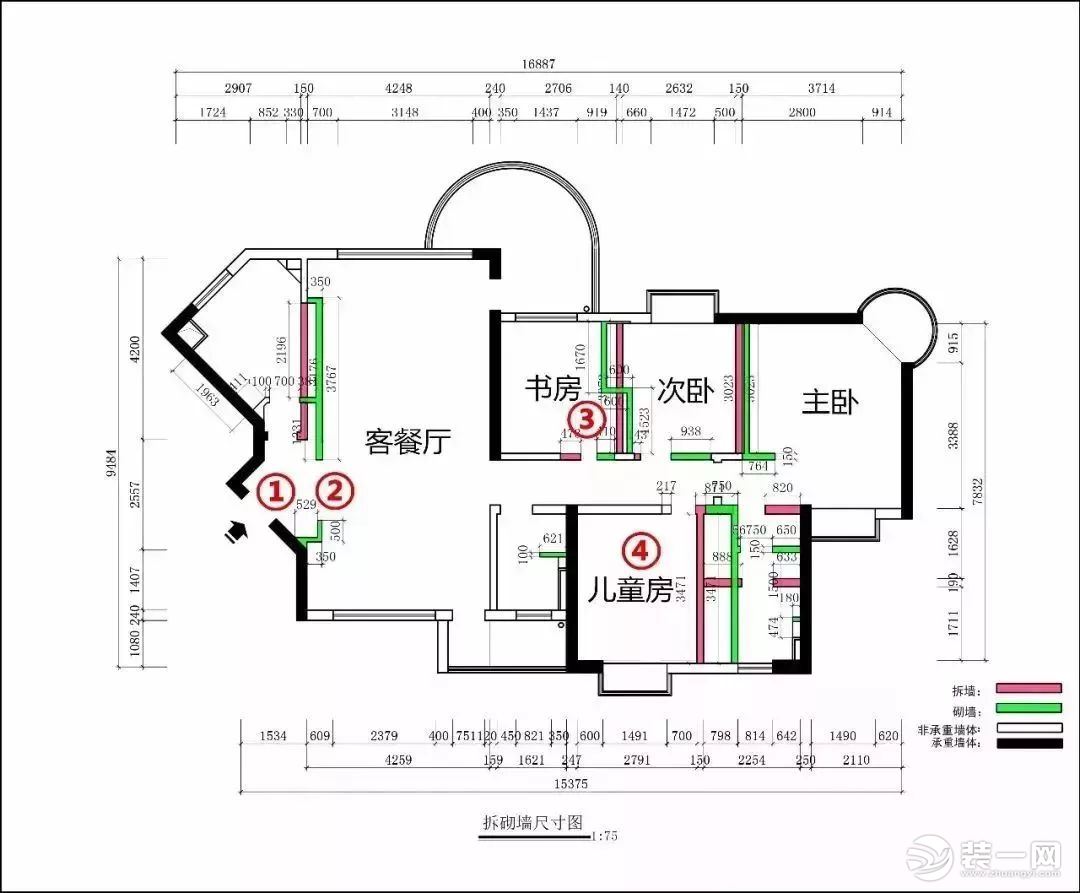 砌墙工艺及注意事项效果图