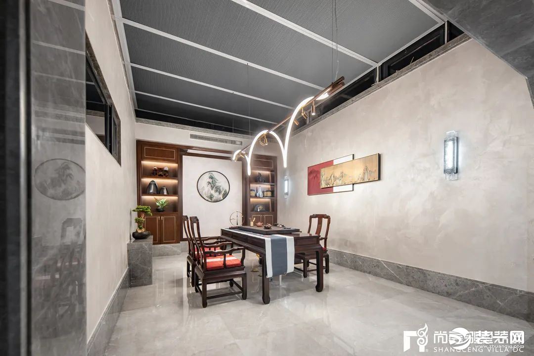 中式风格别墅茶室装修效果图