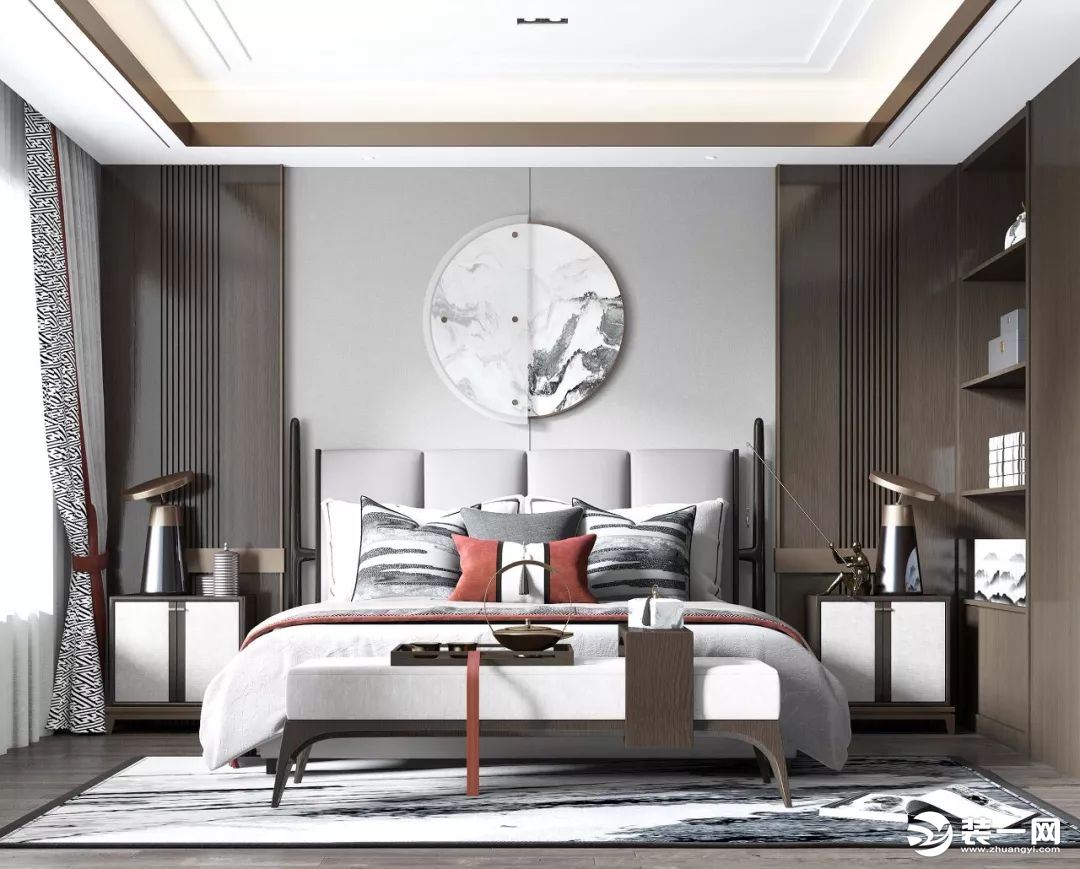新中式风格卧室设计图