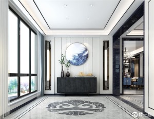 新中式風格別墅裝修設計 專屬于中國人的浪漫雅宅