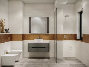 浴室裝修效果圖，同空間的不同浴室設計