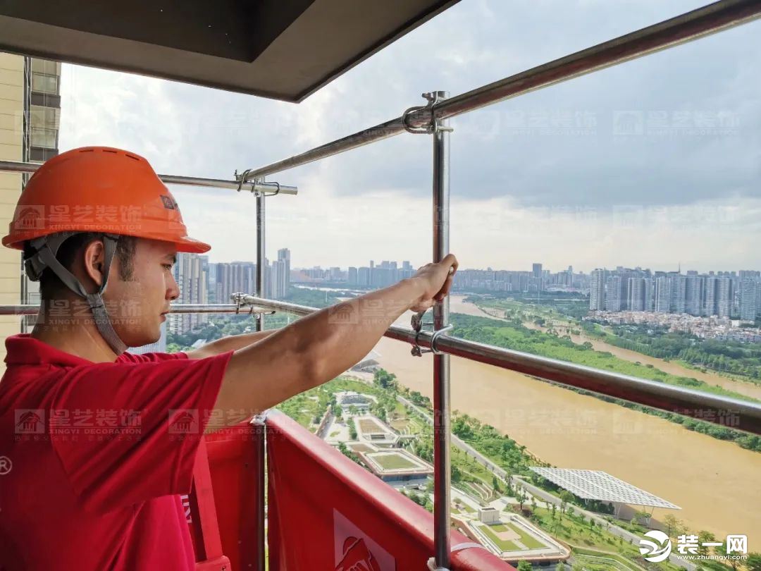 天津星艺装饰工地图