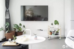 衡阳水云涧装饰小户型电视背景墙 可以这样设计 颜值提升