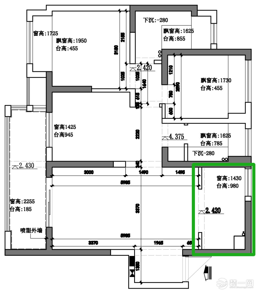 原始户型图