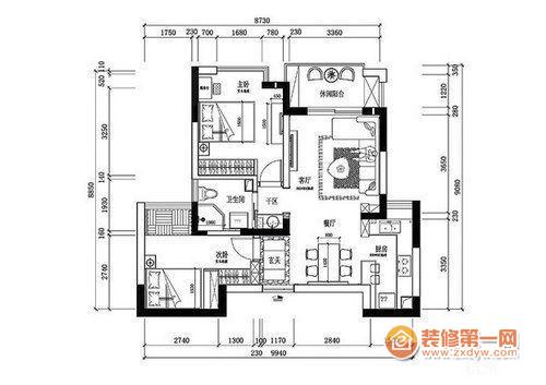 泰安装修公司 小户型平面图