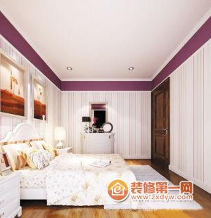 蓝色、绿色、紫色、淡粉等色彩比较适合卧室。
