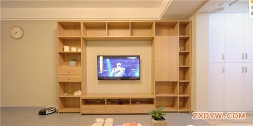 两室一厅日式原木装修设计风格案例